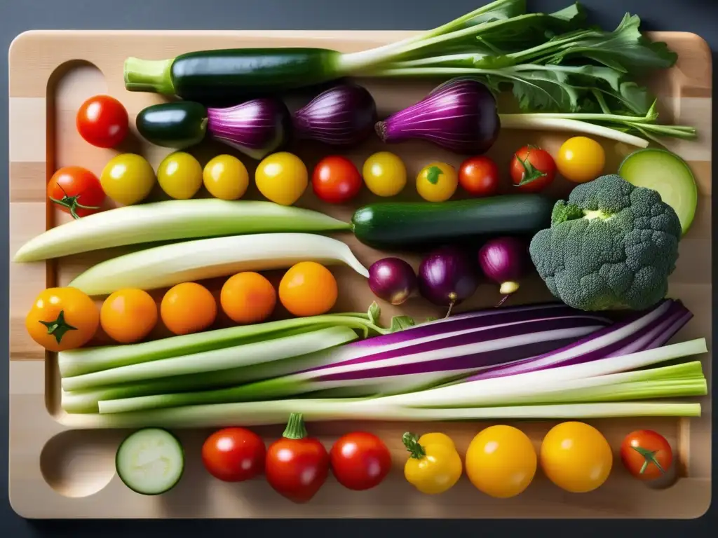 Una composición fresca y vibrante de verduras con patrones e texturas detalladas. Qué hacer si me estanco dieta keto