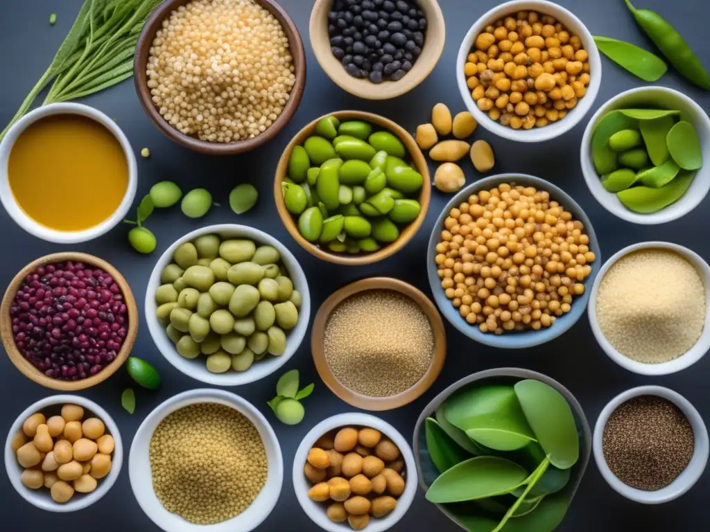 Proteínas vegetales vibrantes para dieta keto