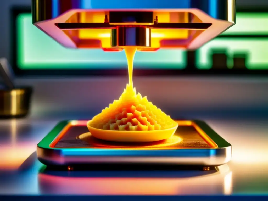 Creación detallada en 3D de una comida cetogénica