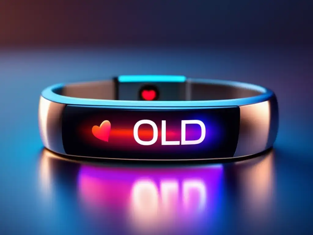 Monitor de actividad fitness con pantalla OLED vibrante y diseño futurista