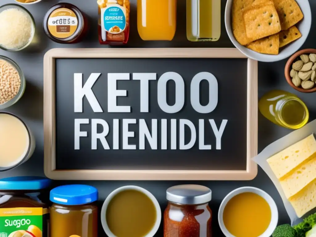 Un festín de productos 'keto-friendly' llenos de promesas engañosas para la dieta cetogénica.