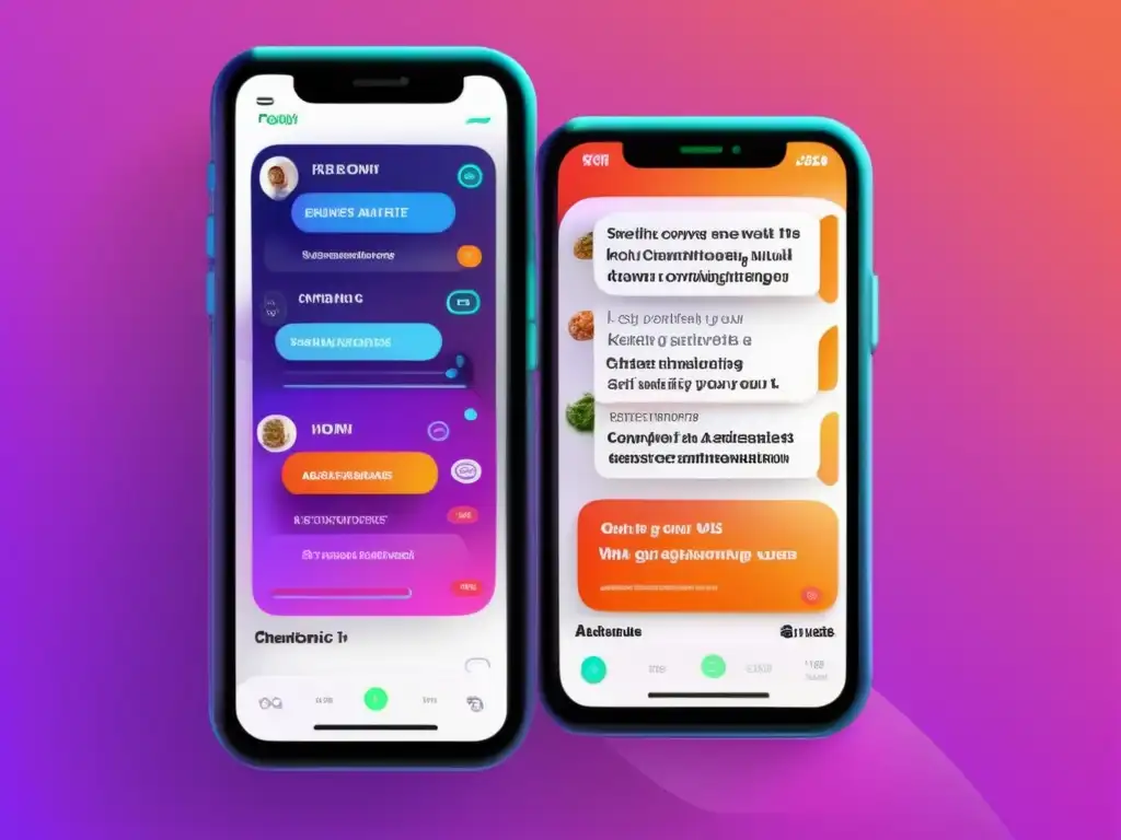 Interfaz de chatbot futurista para recomendaciones de dieta cetogénica