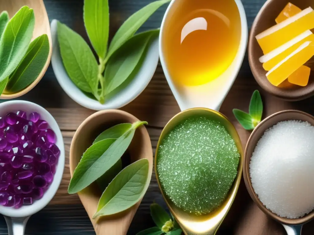 Selección de Edulcorantes Naturales y Artificiales