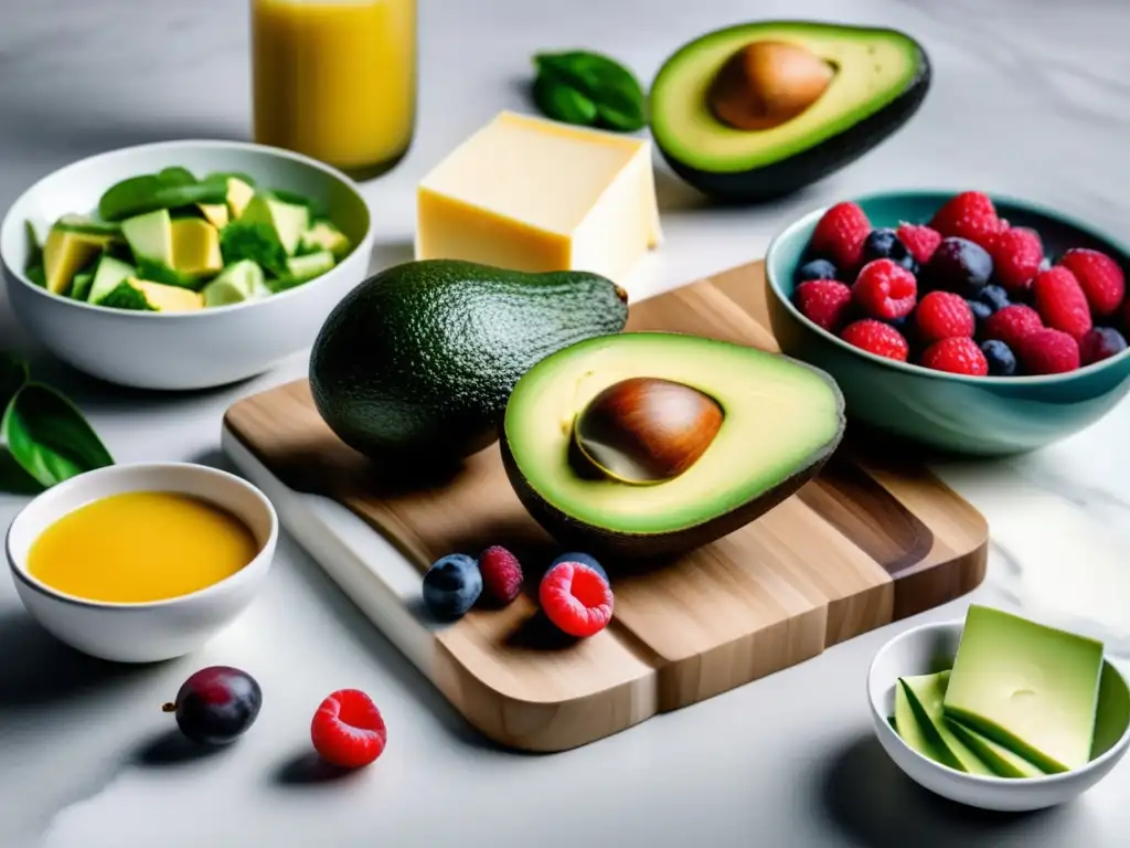 Alimentos Keto: Vibrante y saludable cocina moderna